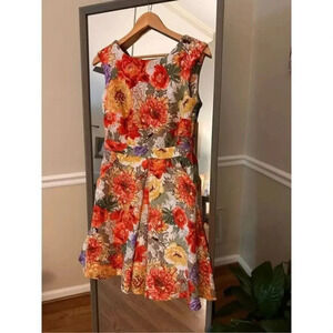 Donny & Nicole‎ Floral Shift Dress Size 4